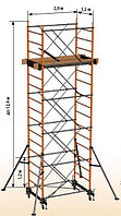 Вышка-тура строительная Вектор 2,0х1,2 м