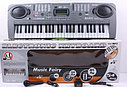 Детский электронный MP3 синтезатор пианино с микрофоном  MQ-808 USB от сети и батареек, 54 клавиш, фото 2