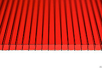 Поликарбонат 8мм красный(2,1x6м)