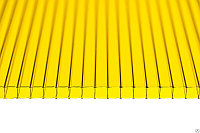 Поликарбонат 8мм желтый(2,1x6м)