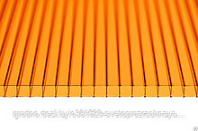 Поликарбонат 8мм оранжевый(2,1x6м)