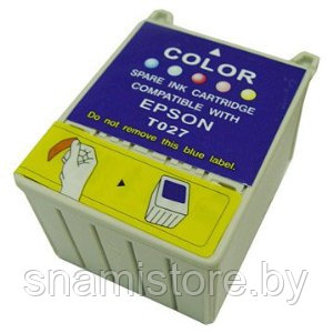 Струйный картридж Голубой + Желтый + Пурпурный + Светло-голубой + Светло-пурпурный Epson T027 SPI 5-ти цветный