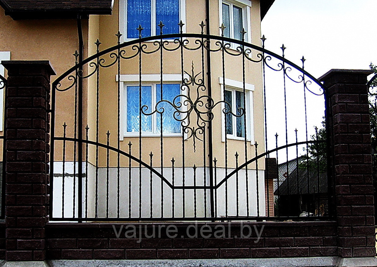 Забор металлический №15 - фото 1 - id-p42778379