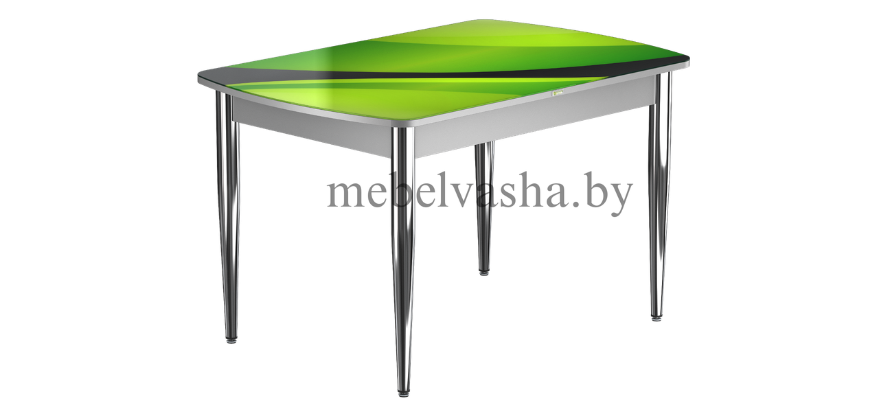 Обеденный стеклянный стол с фотопечатью БРФ 120*80/3 К