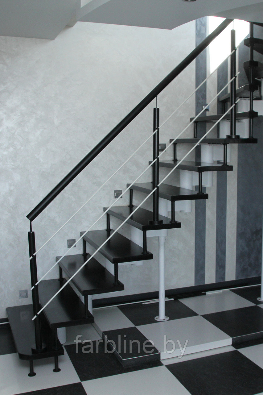 Модульная лестница, лестница в дом на 14 ступеней - фото 5 - id-p6530842
