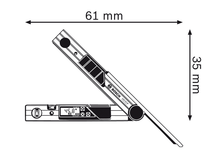 Угломер GAM 220 MF Professional - фото 2 - id-p42855318