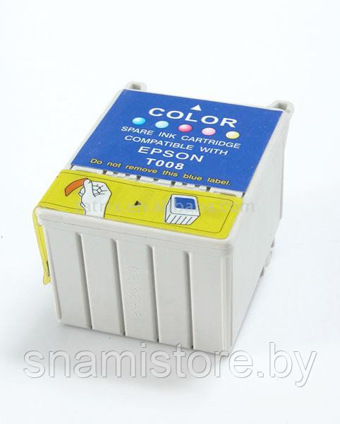 Струйный картридж Голубой + Желтый + Пурпурный + Светло-голубой + Светло-пурпурный Epson T008 SPI 5-ти цветный - фото 1 - id-p42867241