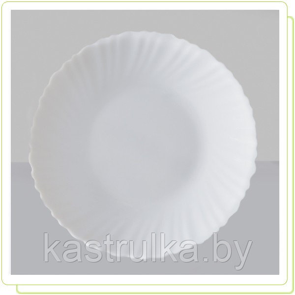 Тарелка White  жаропрочное стекло 17,5 см Mr-30768-01 Maestro