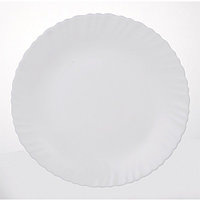 Тарелка White-2 жаропрочное стекло 25 см Mr-31071-04 Maestro