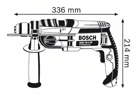 Ударная дрель - BOSCH GSB 19-2 RE Professional - фото 2 - id-p1550151