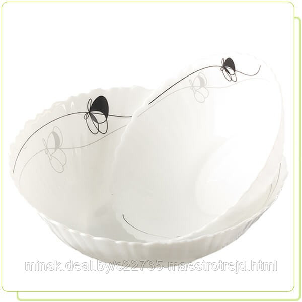 Глубокая тарелка жаропрочное стекло Ноктюрн 21,25 см Mr-38561-11 Maestro - фото 1 - id-p25379495