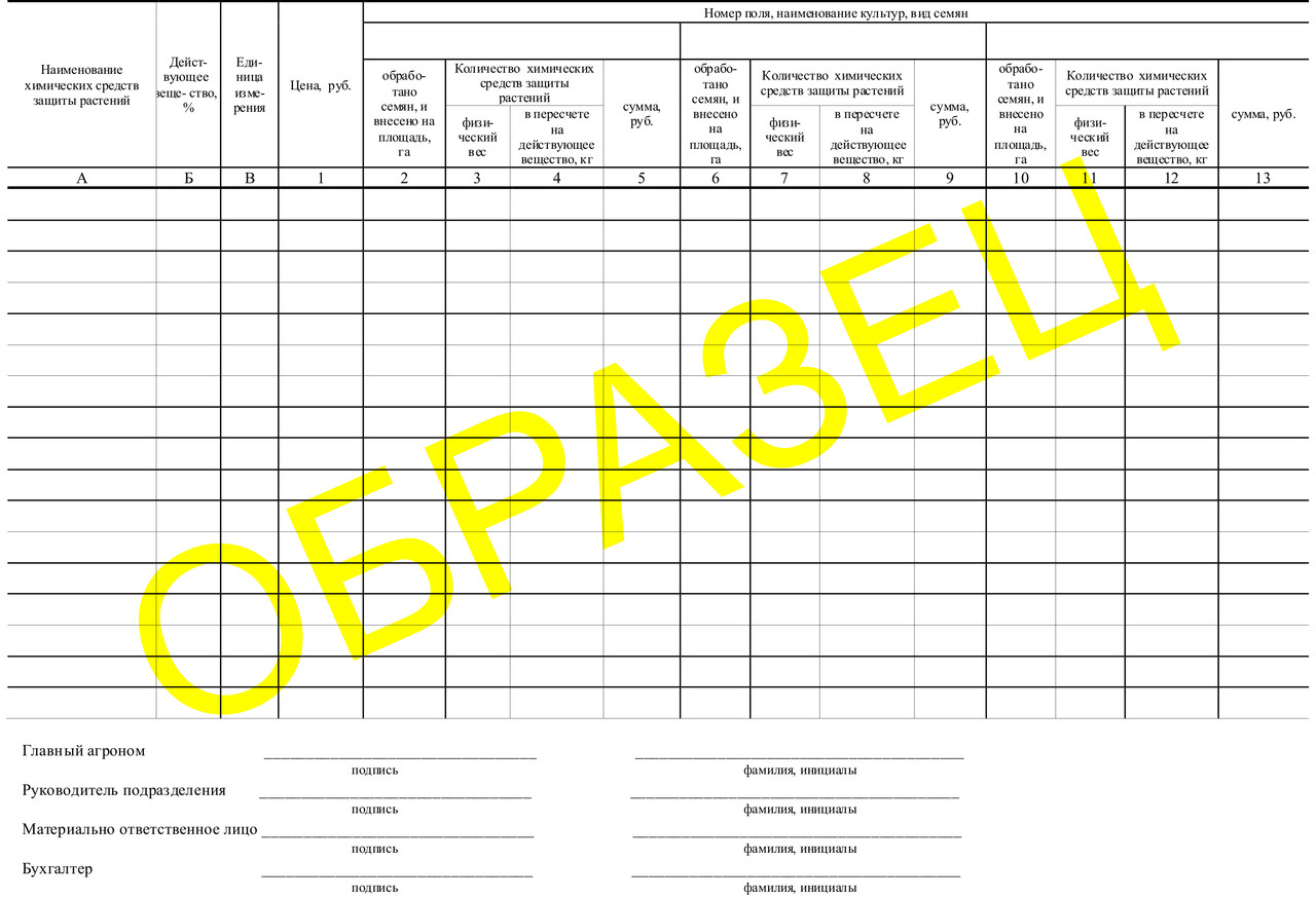 АКТ об использовании химических средств защиты растений - фото 2 - id-p43048927
