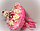 Букет из мягких игрушек (мишек), арт. РБ0105 (розовый), фото 3