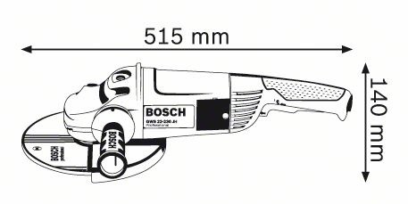 Угловая шлифмашина - Bosch GWS 22-230 JH - фото 2 - id-p1558077
