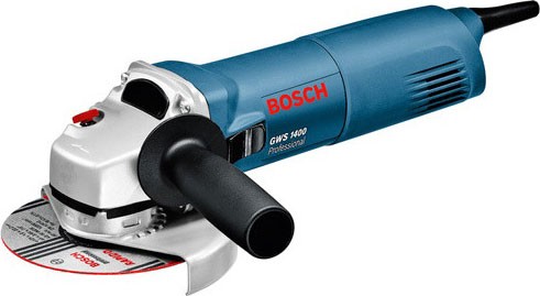 Угловая шлифмашина Bosch GWS 1400 + алмазный круг