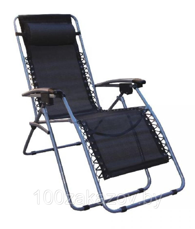 Кресло шезлонг раскладной. Большой шезлонг для сада, пляжа и дачи - фото 3 - id-p43196664