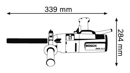 Электромешалка - BOSCH GRW 11 E Professional - фото 2 - id-p1559584