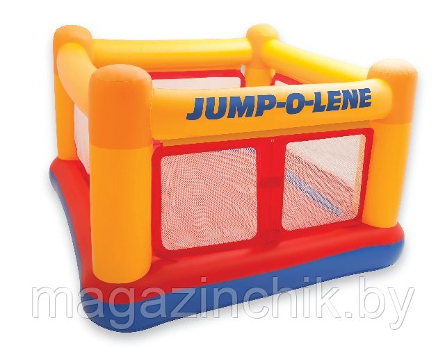 Надувной игровой центр батут Intex 48260 Playhouse Jump-O-Lene 174х174х112 - фото 2 - id-p1717678