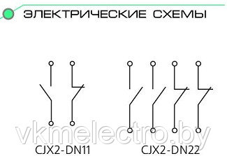 Дополнительные контакты ПКИ-11 (CJX2-DN11) - фото 2 - id-p43197989