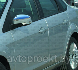 Хромированные накладки на зеркала Ford Focus 3 2008-11