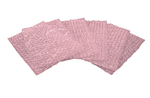 Антистатическая рассеивающая розовая упаковка с воздушными демпфирующими прослойками