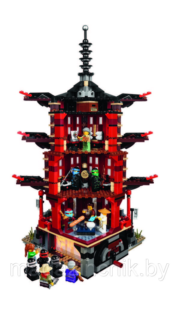 Конструктор Храм Аэроджитсу (Temple of Airjitzu) 8038, 2150 дет, аналог Ниндзяго (LEGO) 70751 - фото 6 - id-p56412917