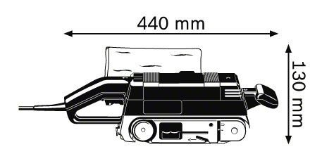 Ленточная шлифмашина - BOSCH GBS 75 AE - фото 2 - id-p1569162