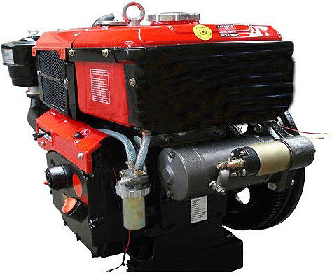 Двигатель дизельный R18N (18л.с.)  с электростартером, фото 2