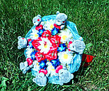 Букет из мягких игрушек (мишек), полевой арт. П0720, фото 4
