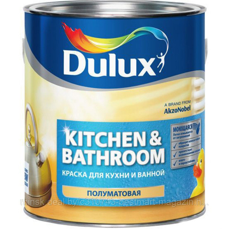 Дулюкс - Realife - 1л. (2,5л.) - Матовая - Краска для кухни и ванной - фото 1 - id-p43336711