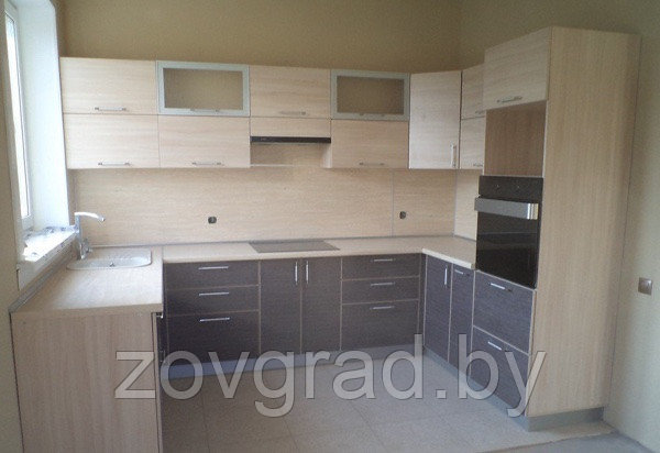 Кухня на 200см с комбинированными фасадами Бодега и Венге - фото 3 - id-p37986550