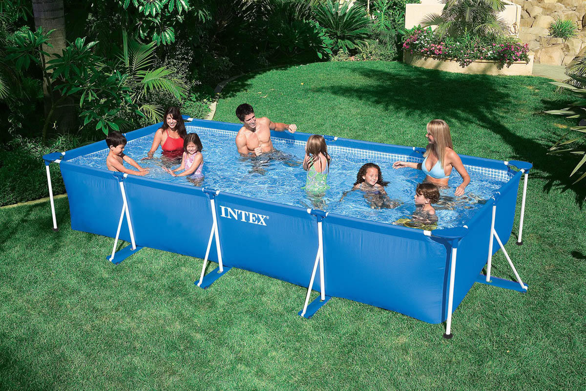 Каркасный бассейн Intex 28273 Rectangular Frame Pool 450x220x85 - фото 2 - id-p43356641