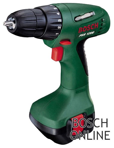 Аккумуляторная дрель-шуруповерт Bosch PSR 1200 (2 акк) - фото 1 - id-p1597651