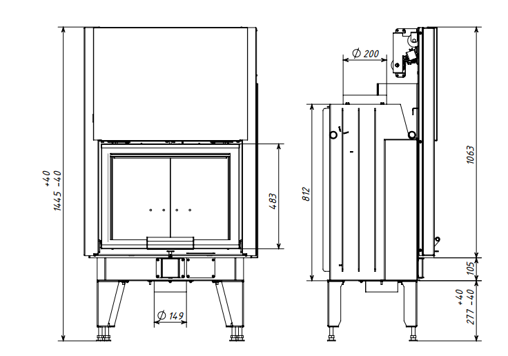 Топка Феникс 2-E ТКТ-10.0-04 (Мета-Бел) - фото 2 - id-p43411681