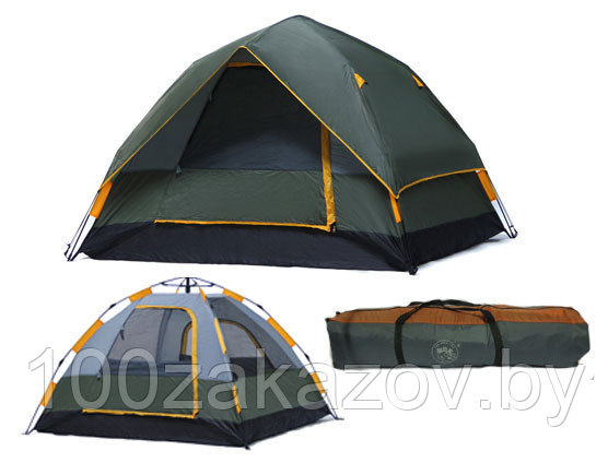 Палатка туристическая четырехместная 213х213х140 см - фото 1 - id-p43435610