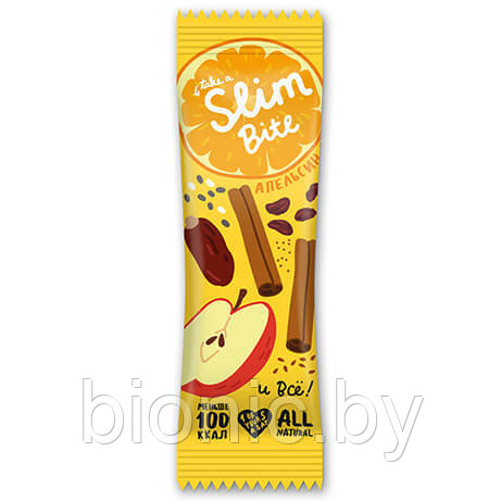 Батончик Bite Slim "Апельсин", 30 гр, фото 2