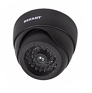Муляж внутренней купольной камеры видеонаблюдения с мигающим красным светодиодом REXANT