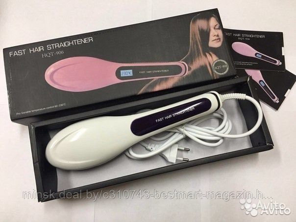 Расческа для выпрямления волос "Fast Hair Straightener" - фото 6 - id-p43470460