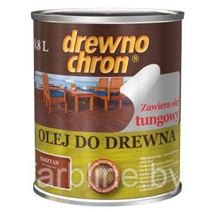 Масло для террас, дерева и садовой мебели DREWNOCHRON Olej бесцветное  0.75L