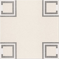 Грес 29,7*29,7 Вайт В патерн (white pattern B 29,7 x 29,7)
