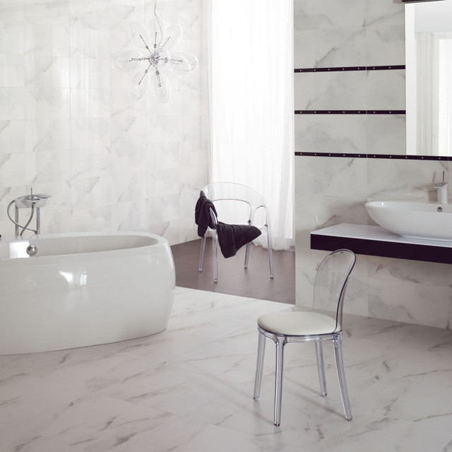 Плитка 59,3*59,3 Каррара (Carrara) для ванны