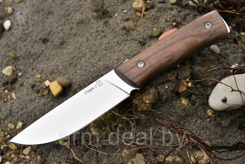 Нож разделочный СТЕРХ-1 (полированный, рукоять-дерево) - фото 3 - id-p43621466