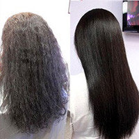 Кератиновое восстановление-выпрямление (Sense) волос 