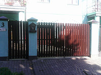 Ворота и калитка из металлоштакета 