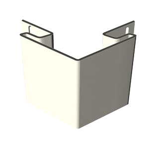 Внешний угол для сайдинга Docke Smartboard белый - фото 2 - id-p43661664