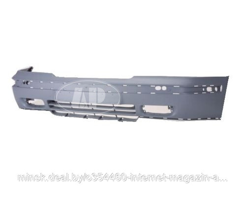 Бампер передний грунтованный с отверстиями для противотуманной фары SKODA OCTAVIA 96-10 - фото 1 - id-p43662637