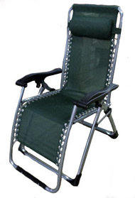 Кресло-шезлонг раскладной 0500-FA . Большой шезлонг стул для сада, пляжа и дачи