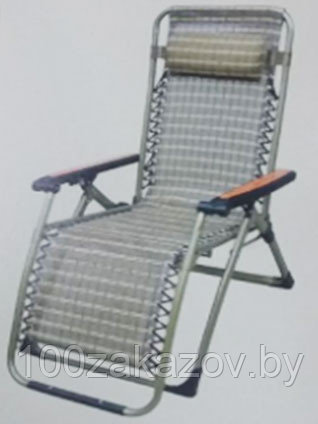 Кресло-шезлонг раскладной 0500-FA . Большой шезлонг для сада, пляжа и дачи - фото 1 - id-p43674993