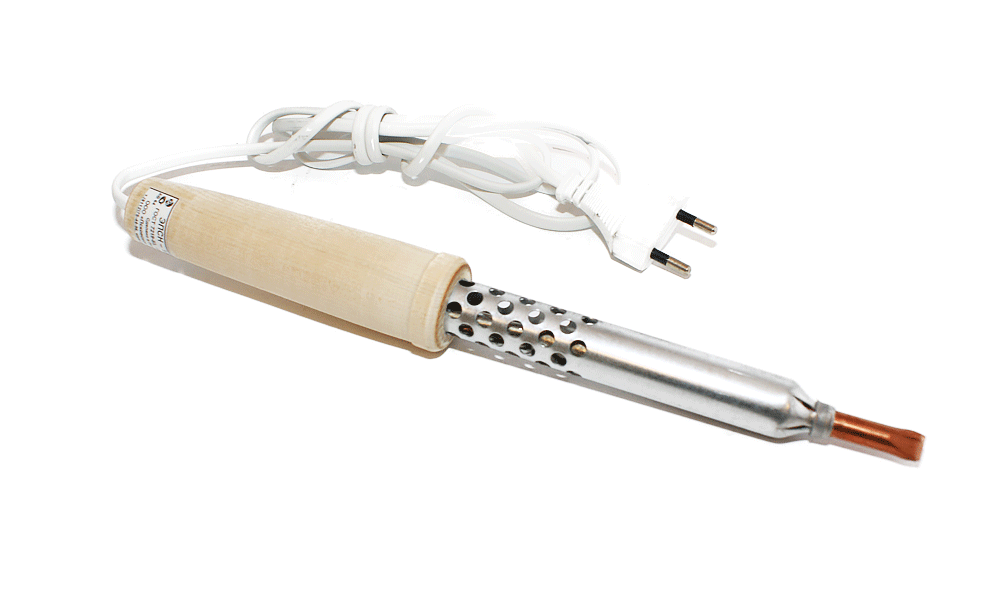 Паяльник электрический 40вт (Псков) деревянная ручка
