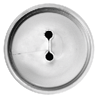 Насадка кондитерская «Двойная нить» сталь нерж.; D=22,H=38мм; металлич.
